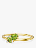 DPT Antwerp peridot diamond cluster ring - British product