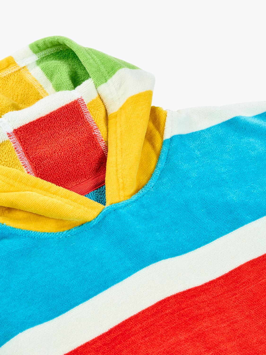 Frugi children's hooded towel organic cotton stripe, UK version