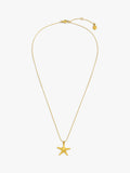 Orelia pale gold starfish charm necklace, imported from the UK