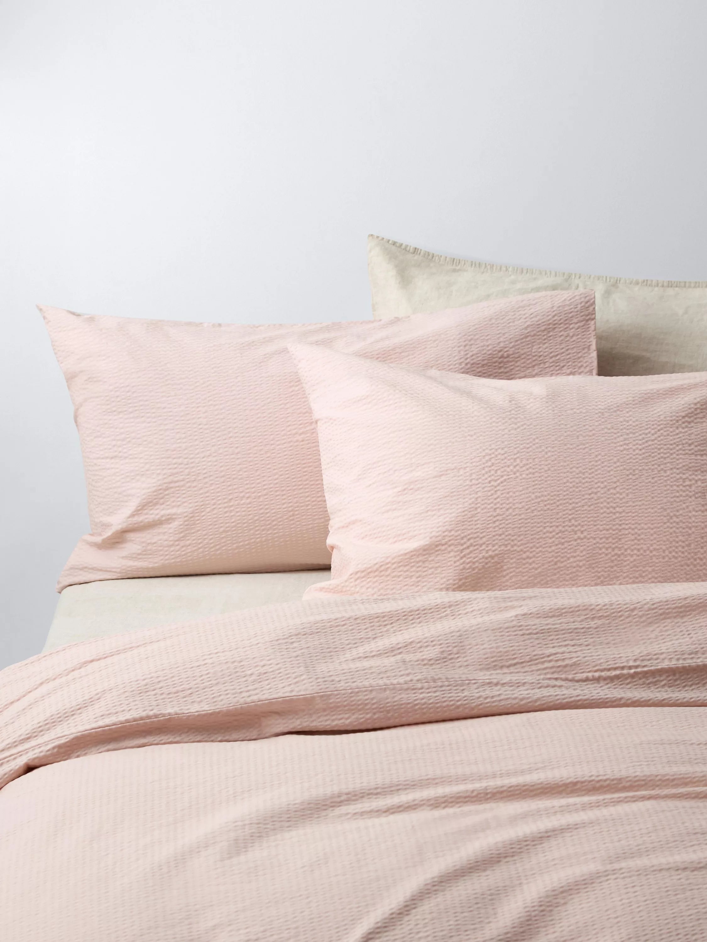John Lewis Cotton Seersucker Duvet Cover Set Double