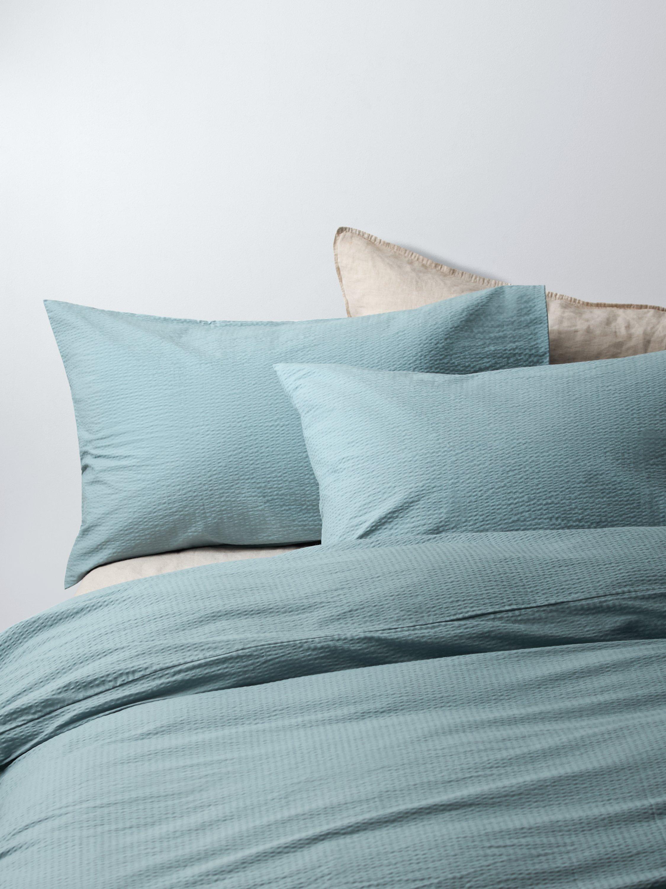 John Lewis cotton seersucker duvet cover set double, imported from the UK