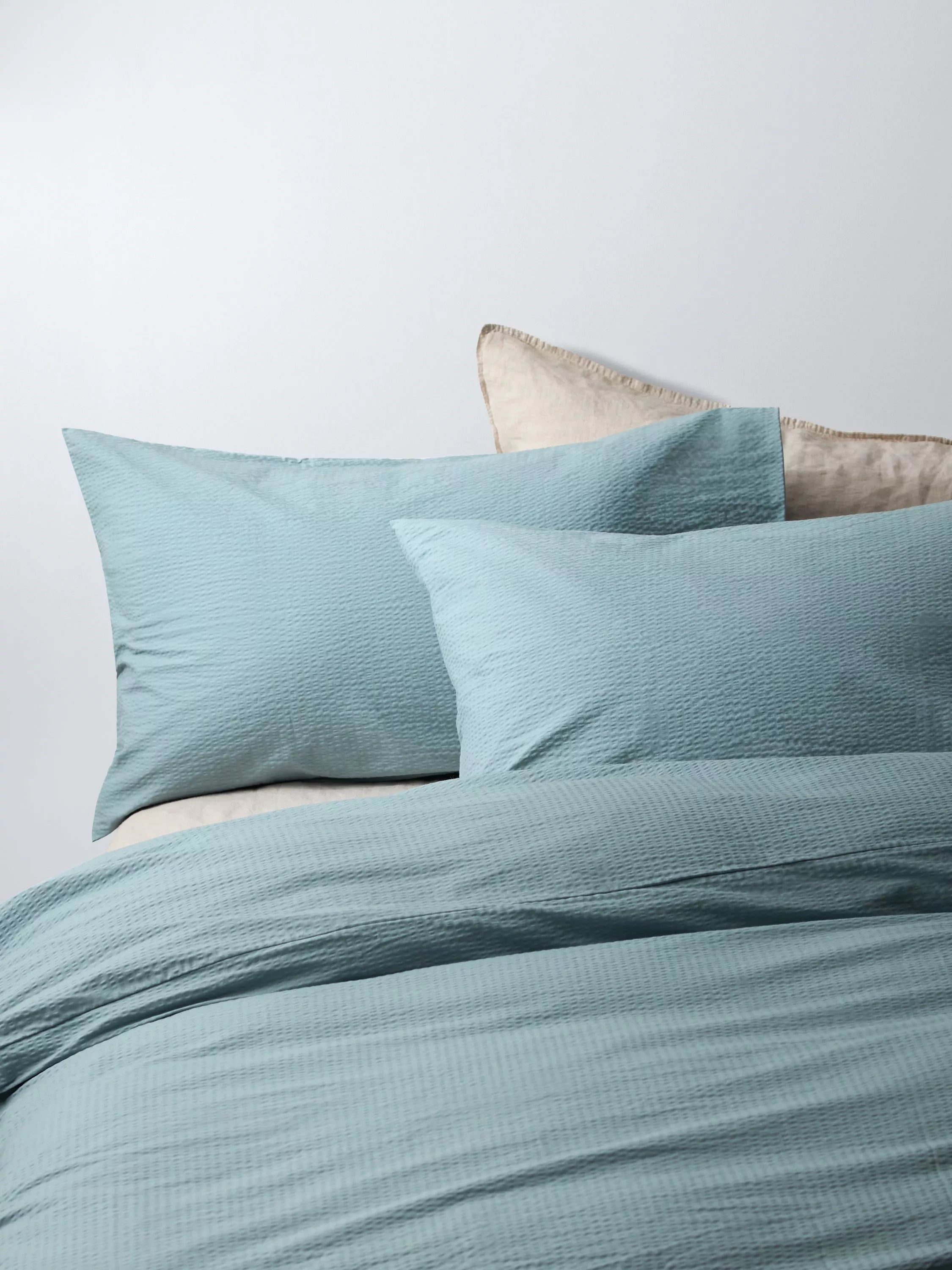 John Lewis Cotton Seersucker Duvet Cover Set Double