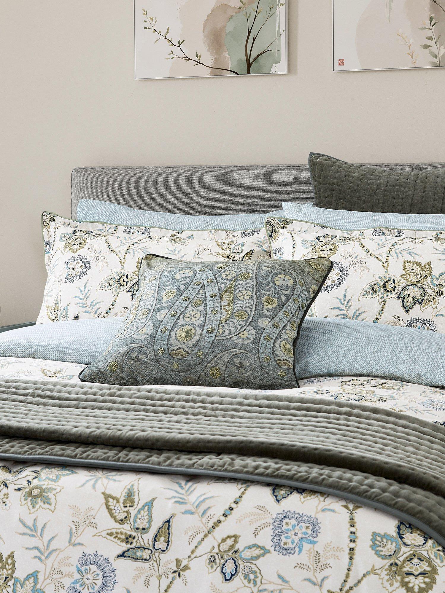 Bedeck of Belfast Emira duvet set teal green (British brand)