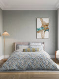 Bedeck of Belfast Rayanne Double Duvet Cover Set, Teal Green