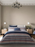 Bedeck of Belfast duvet cover set navy red super king (British brand)