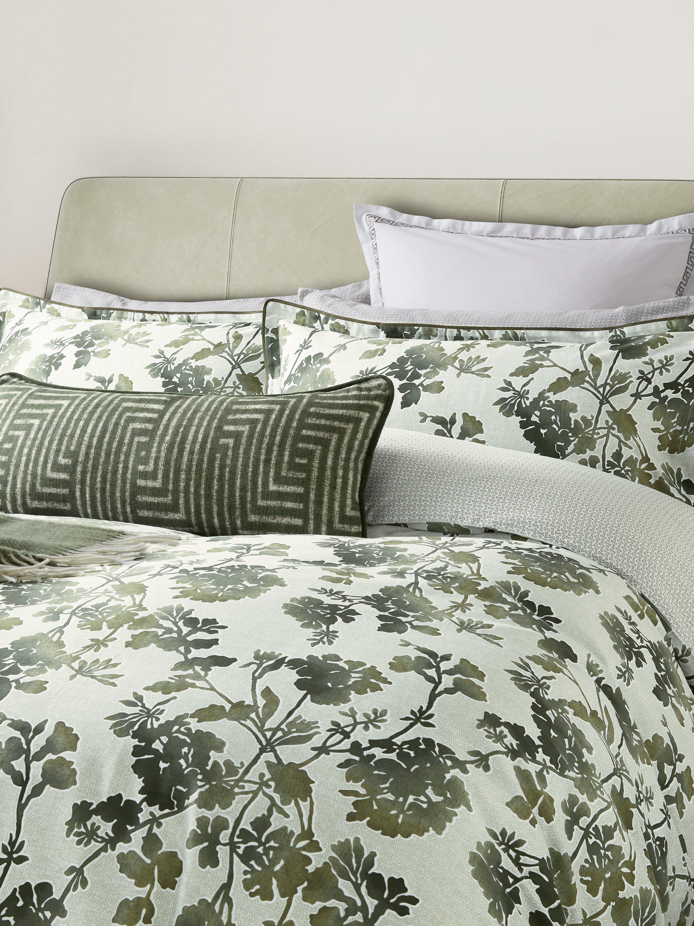 Bedeck of Belfast Yoko duvet cover set green double - British product