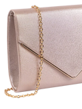 Paradox London metallic envelope clutch bag (British brand)