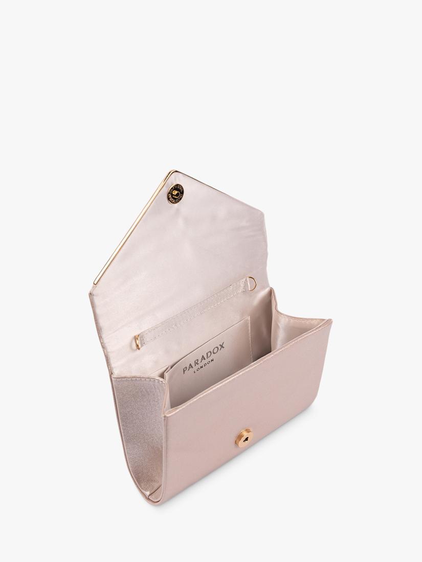 Paradox London metallic envelope clutch bag (British brand)