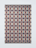 John Lewis Calado geometric rug in burnt umber - British product