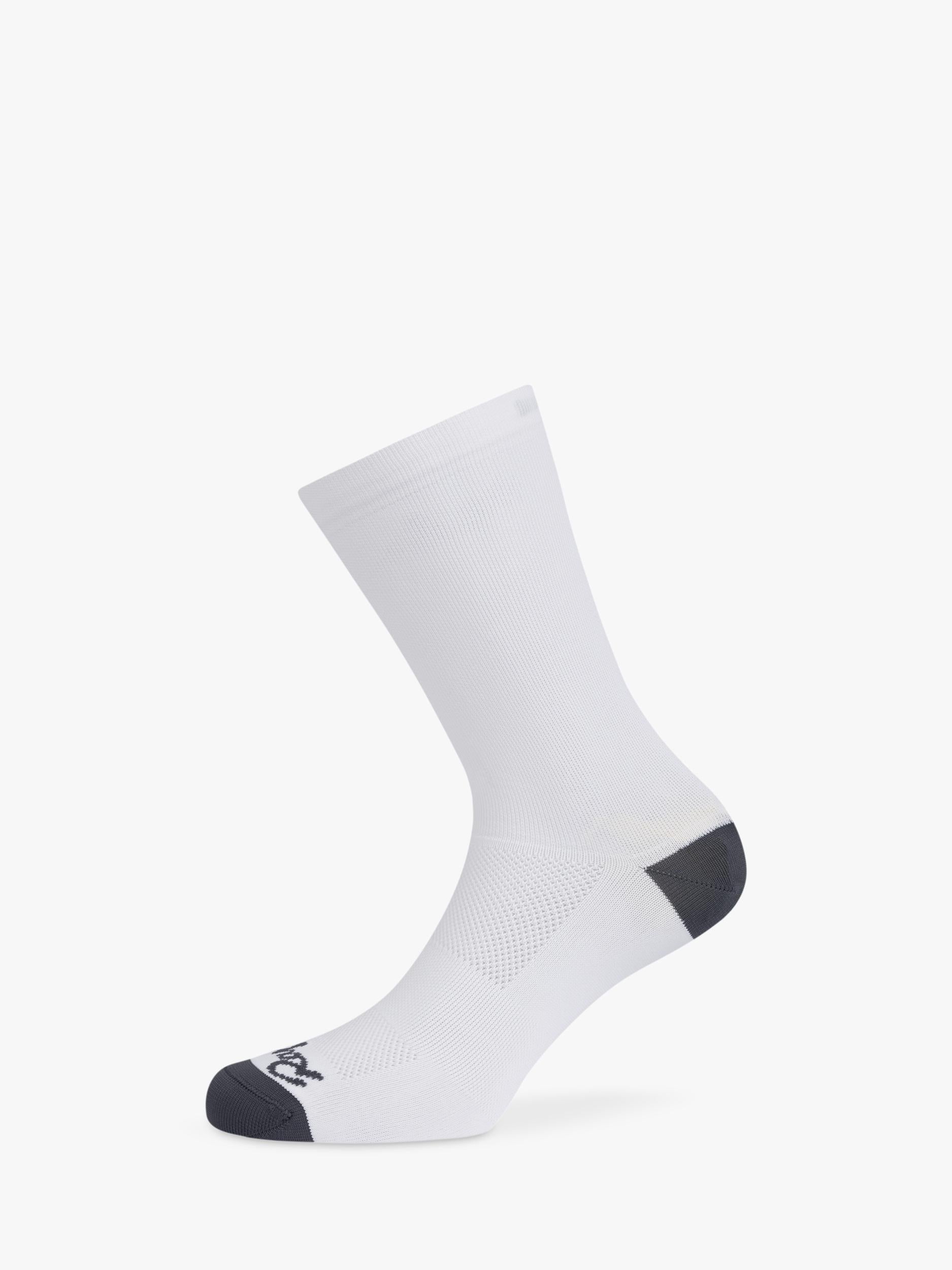 Rapha Logo cycling socks white grey single pair - British product