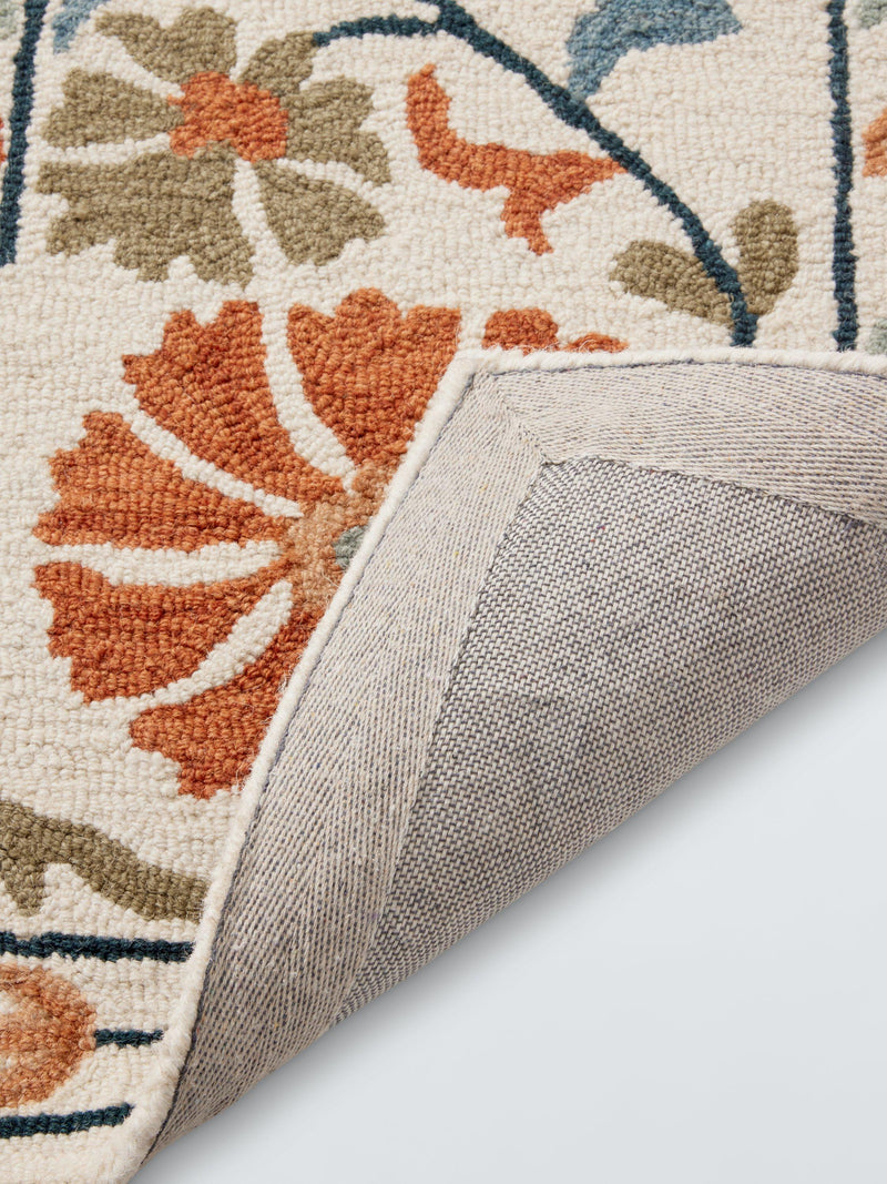 John Lewis Malika Suzani hand tufted pure wool rug - British product