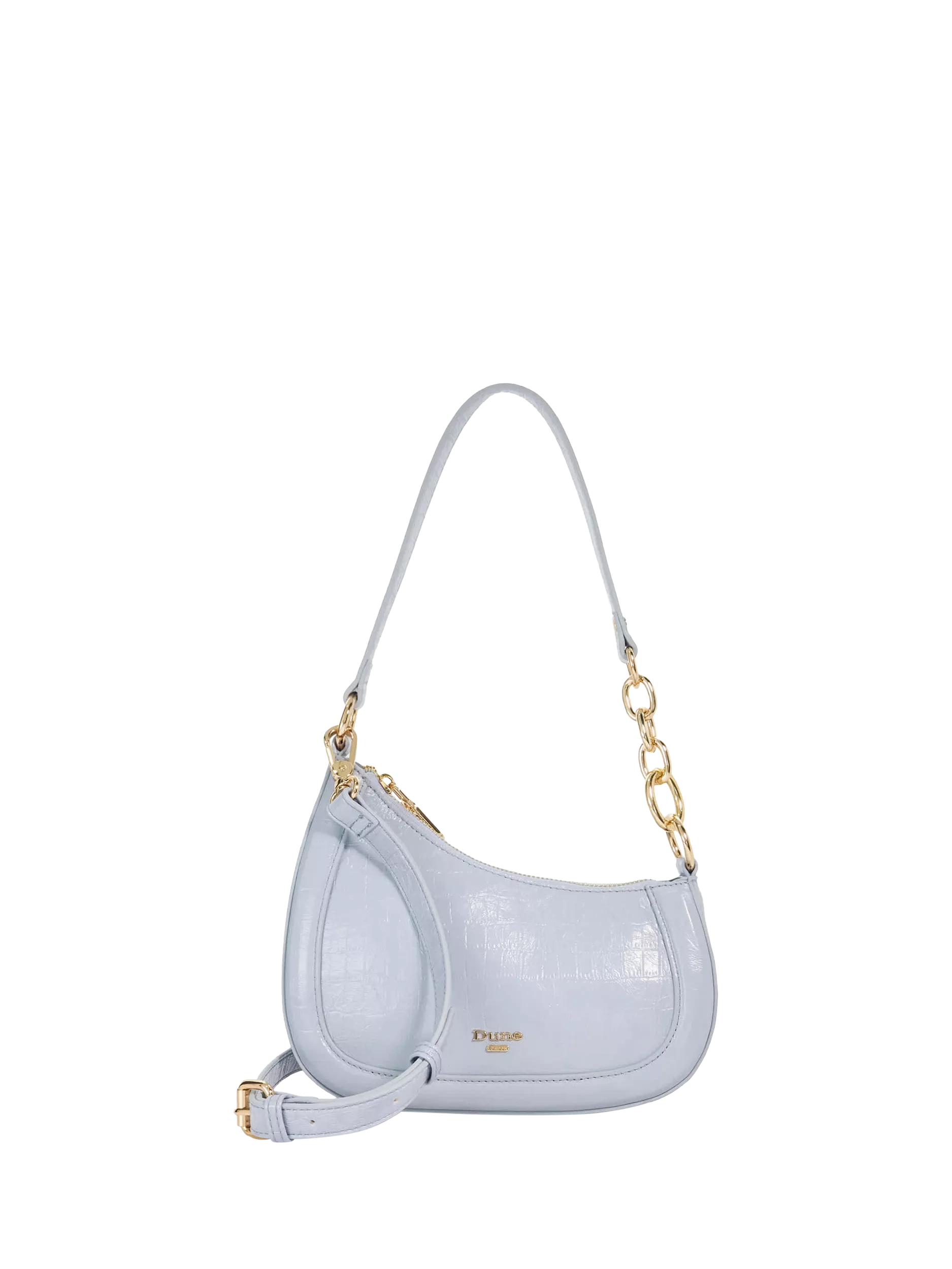 Dune London Direction Asymmetric Chain Shoulder Bag
