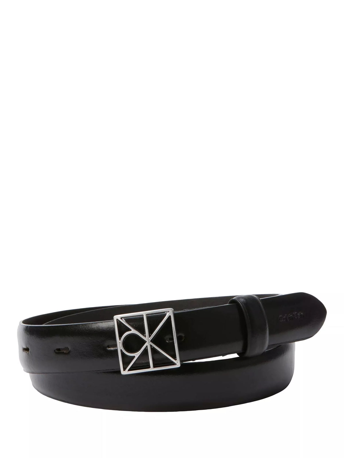 Calvin Klein emblem buckle belt black nickel imported from the UK