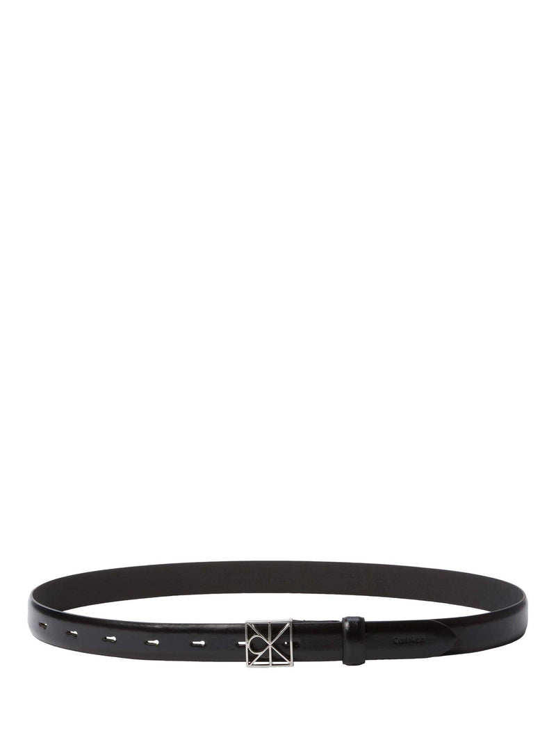 Calvin Klein emblem buckle belt black nickel imported from the UK