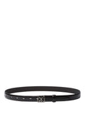 Calvin Klein emblem buckle belt black nickel imported from the UK