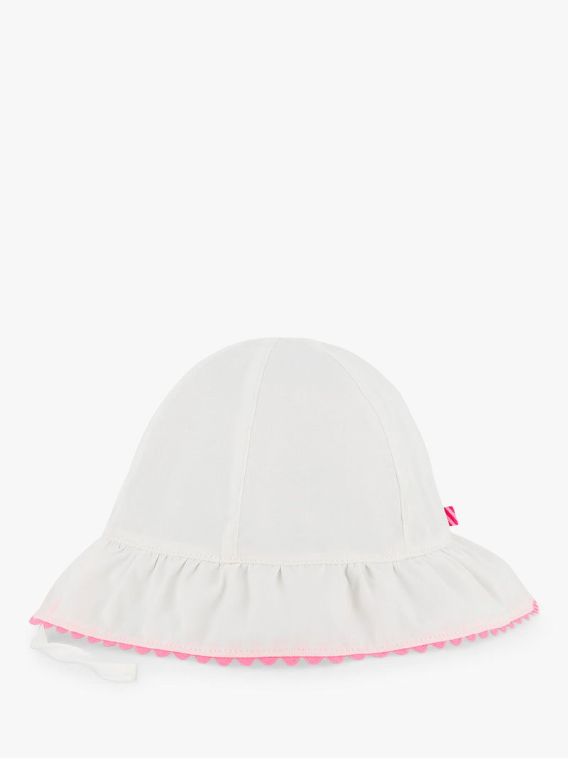 Billieblush baby hat strawberry badge white, UK version