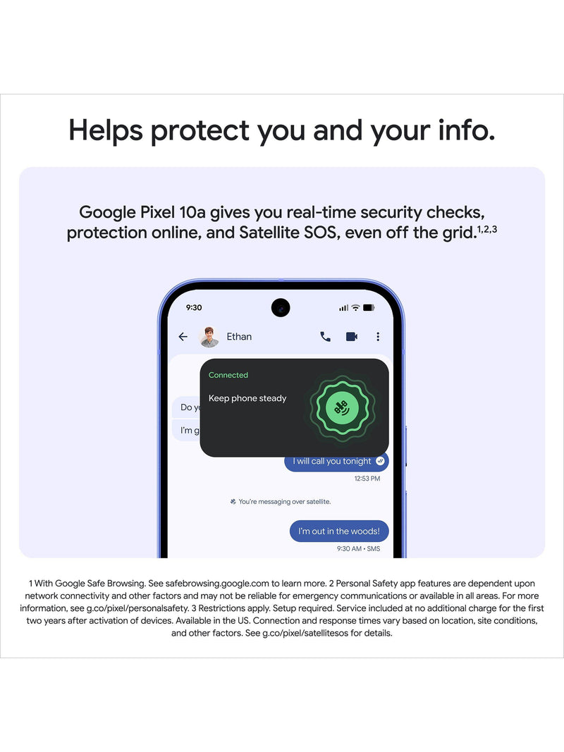 Google Pixel 10a smartphone 128GB - British product