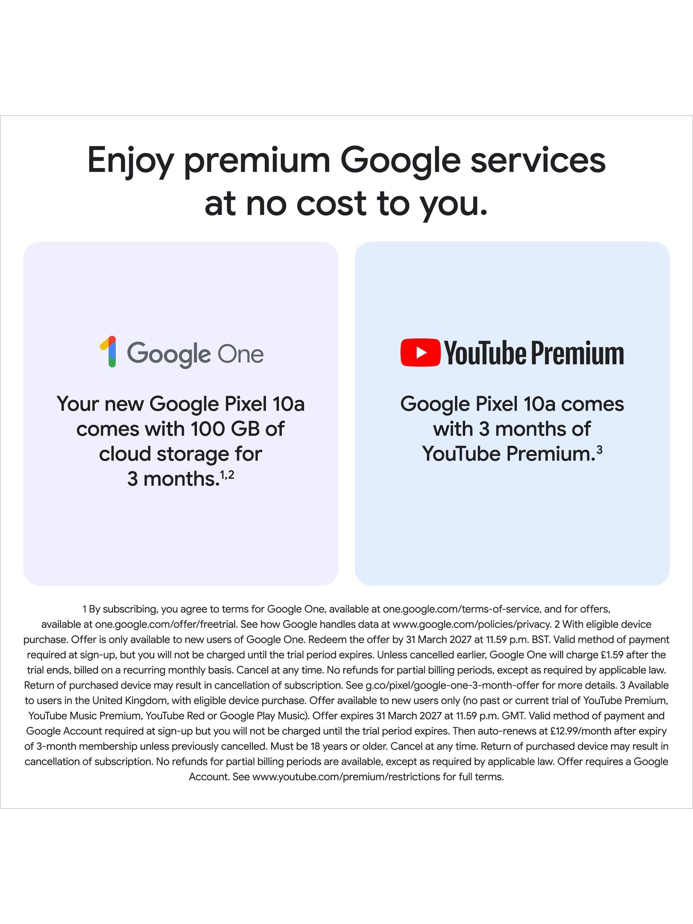 Google Pixel 10a smartphone 128GB - British product