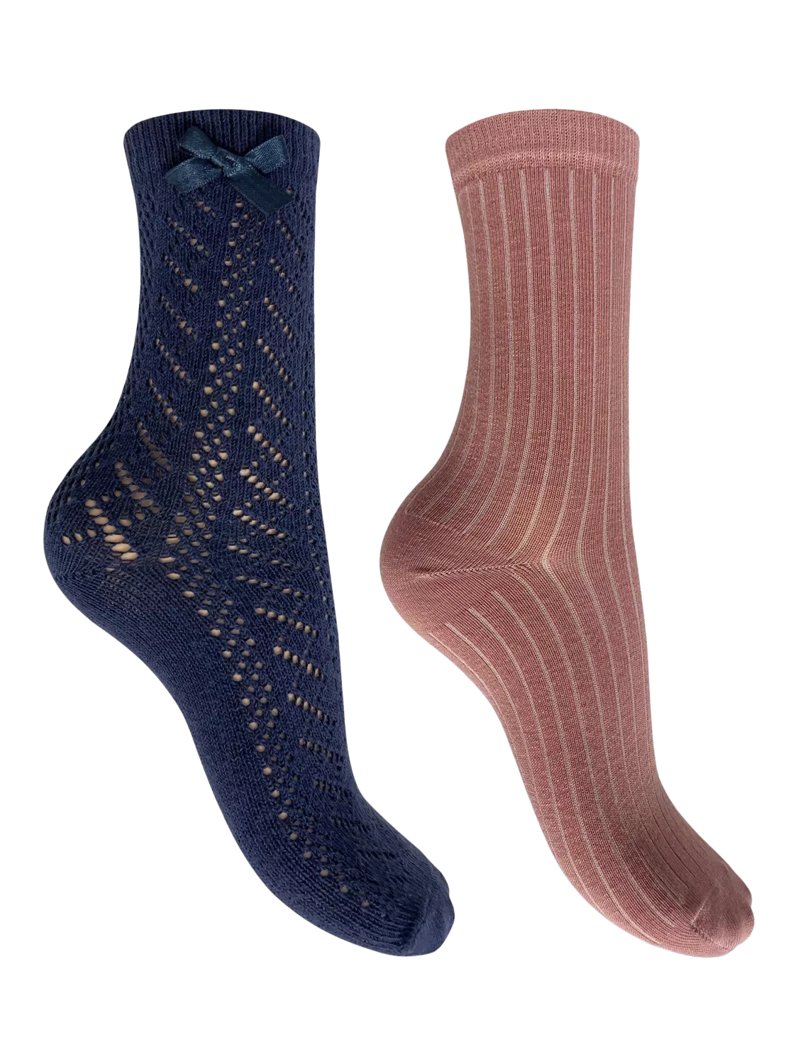 Charnos Pelerine & Rib Ankle Socks Pack of 2