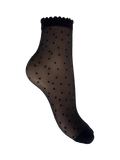 Charnos spotty anklet socks polyamide elastane, imported from the UK