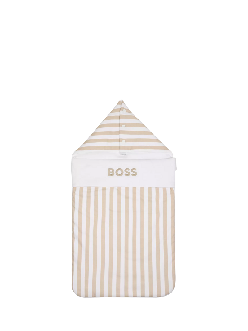 HUGO BOSS Striped Baby Blanket