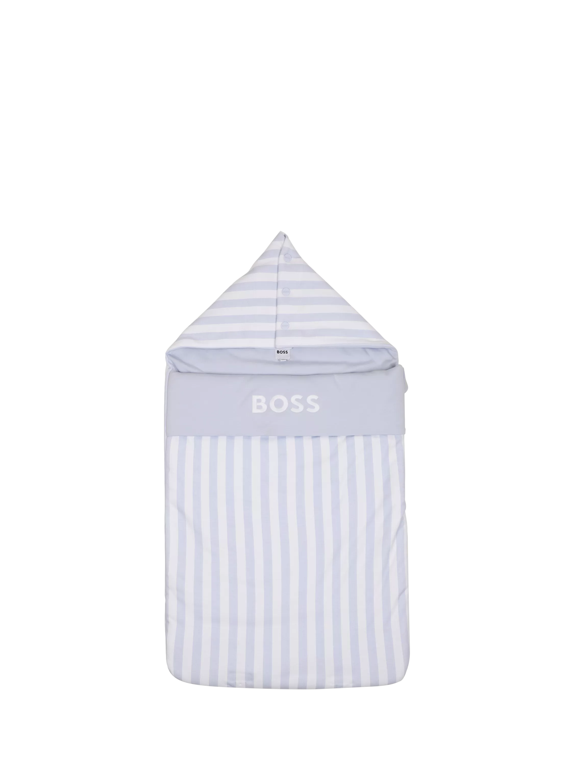HUGO BOSS striped baby blanket, UK version