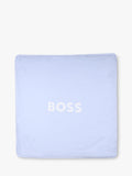 HUGO BOSS logo stripe baby blanket one size cotton - British product