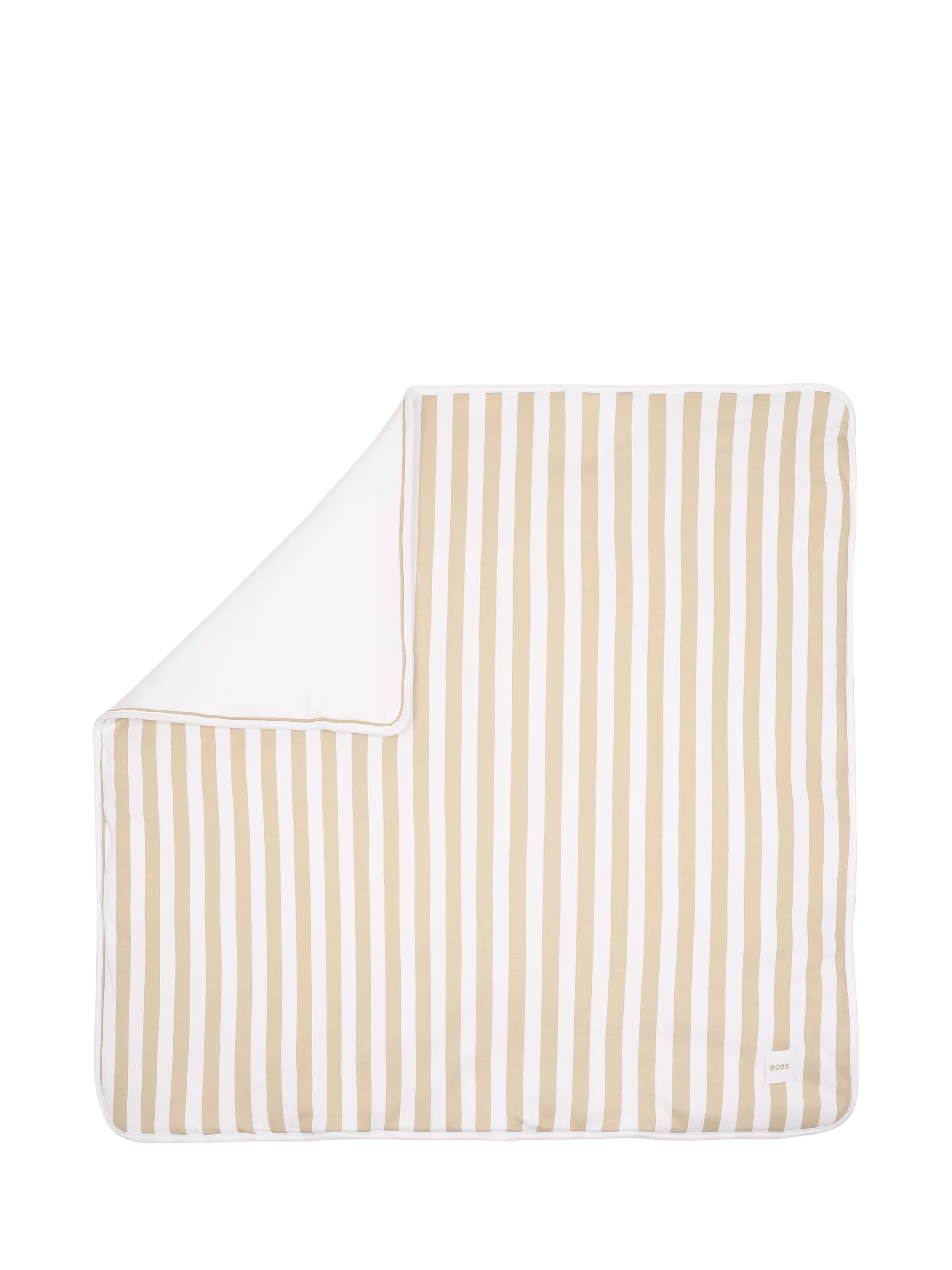 HUGO BOSS Baby Logo Stripe Baby Blanket