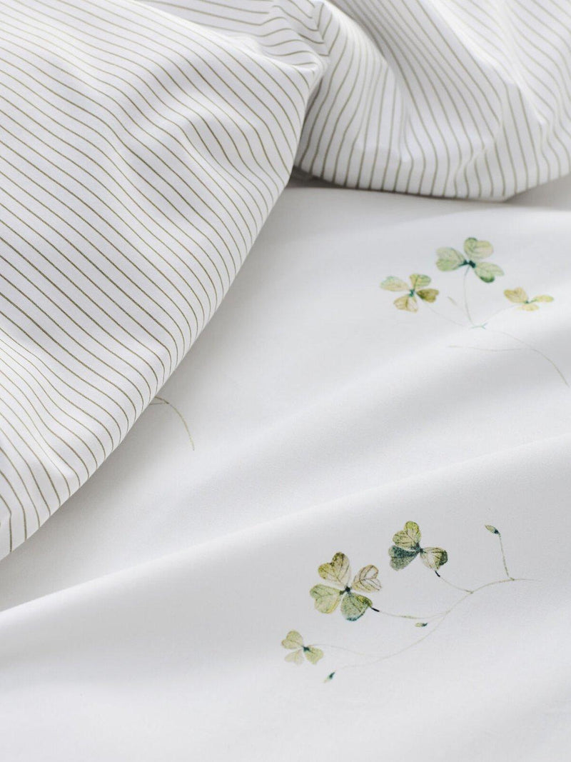 Christy duvet cover set Clover Green double, UK version