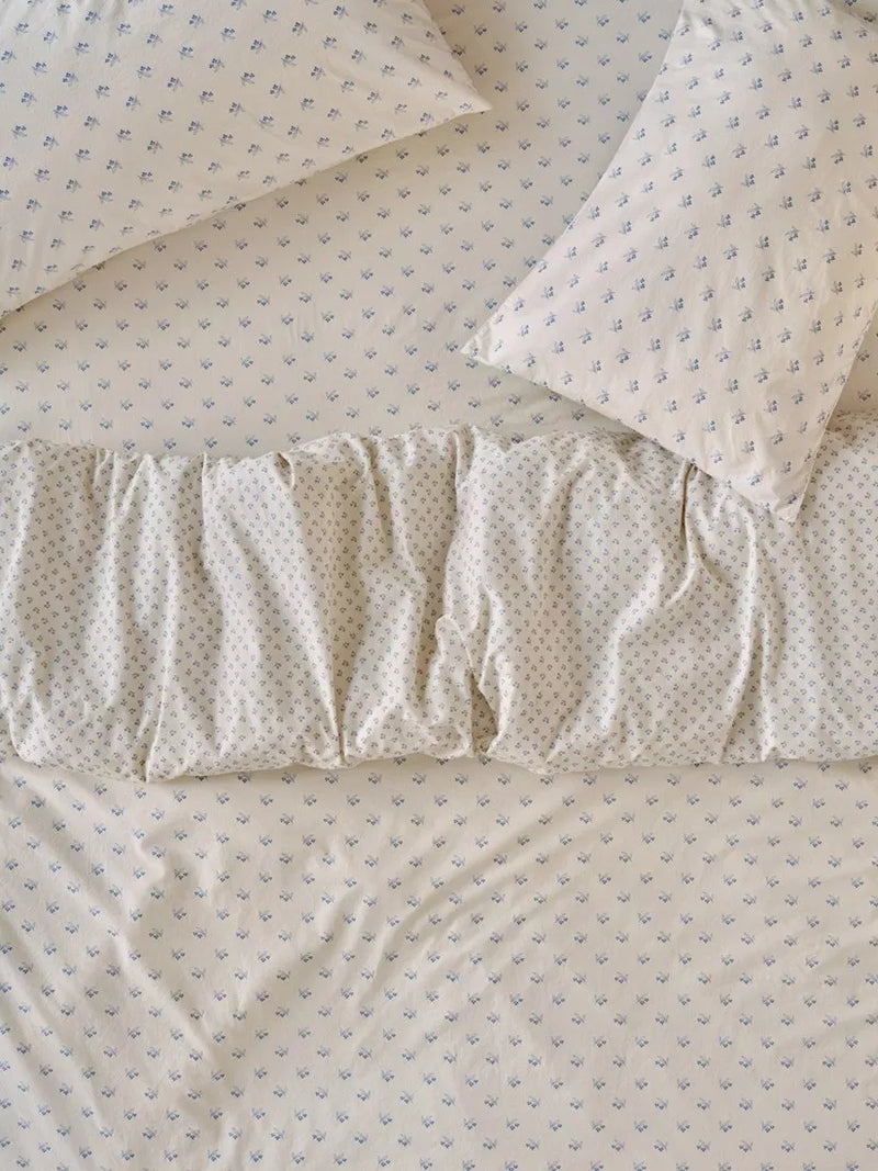 Piglet in Bed Martha Washed Cotton Bedding Standard Pillowcase Pair 75 x 50cm