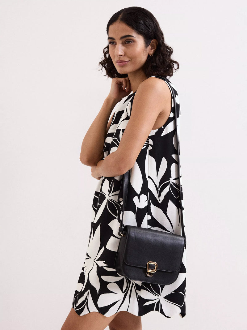 Phase Eight crossbody bag black 20cm - British brand
