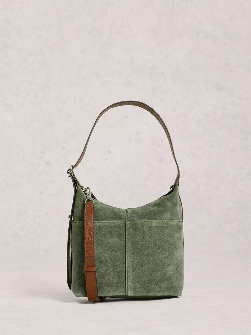 White Stuff Mini Suede Convertible Crossbody Bag
