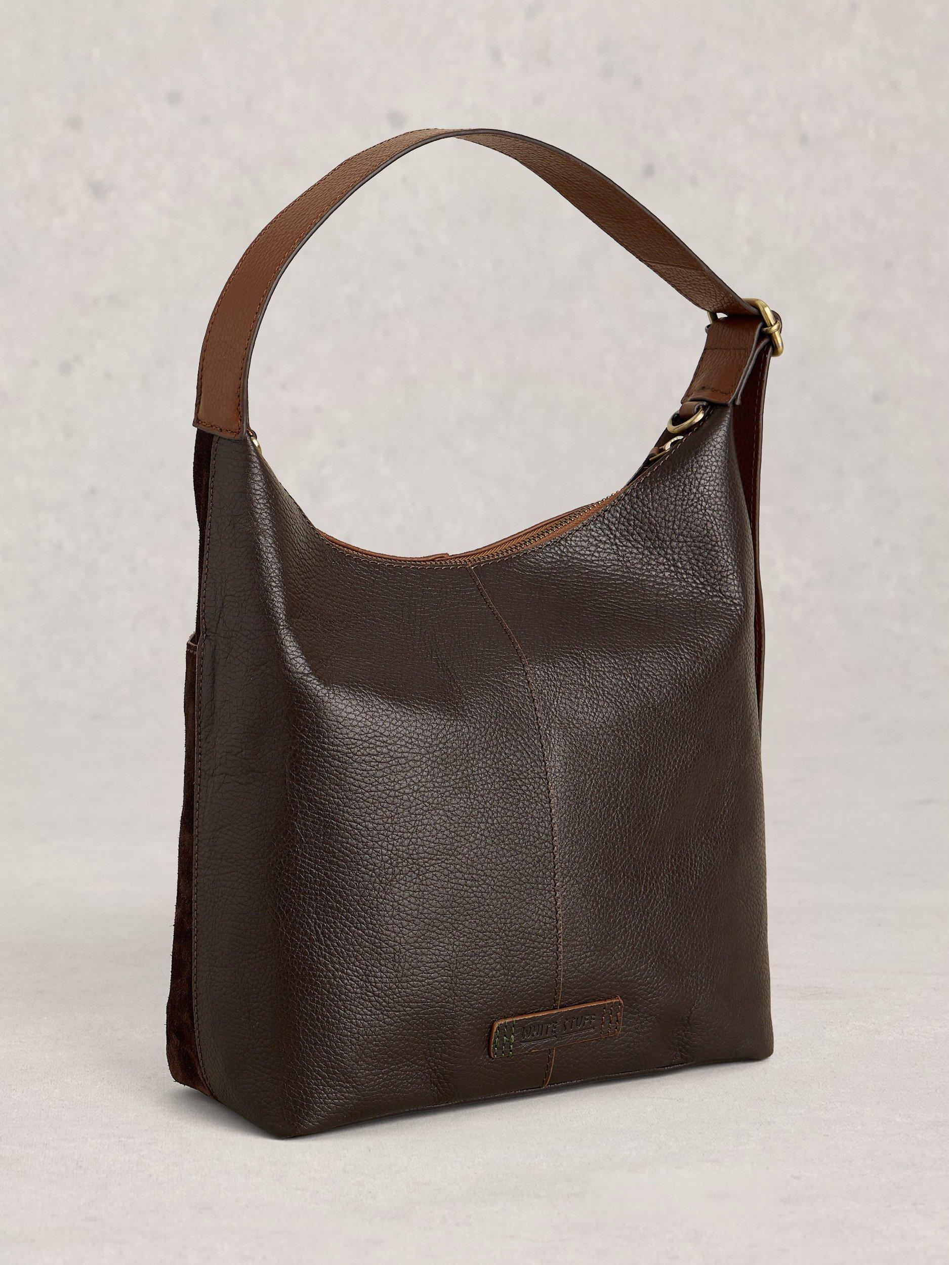 White Stuff Sophia pure leather bag in brown - British product