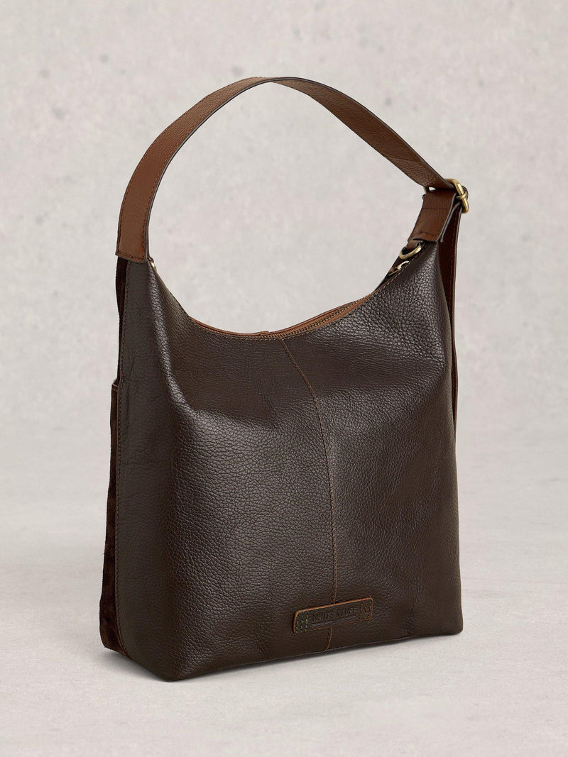White Stuff Sophia pure leather bag in brown - British product