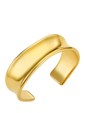 Orelia Waterproof LUXE Polished Molten Bangle, Gold