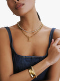 Orelia LUXE Polished Molten Bangle - British product