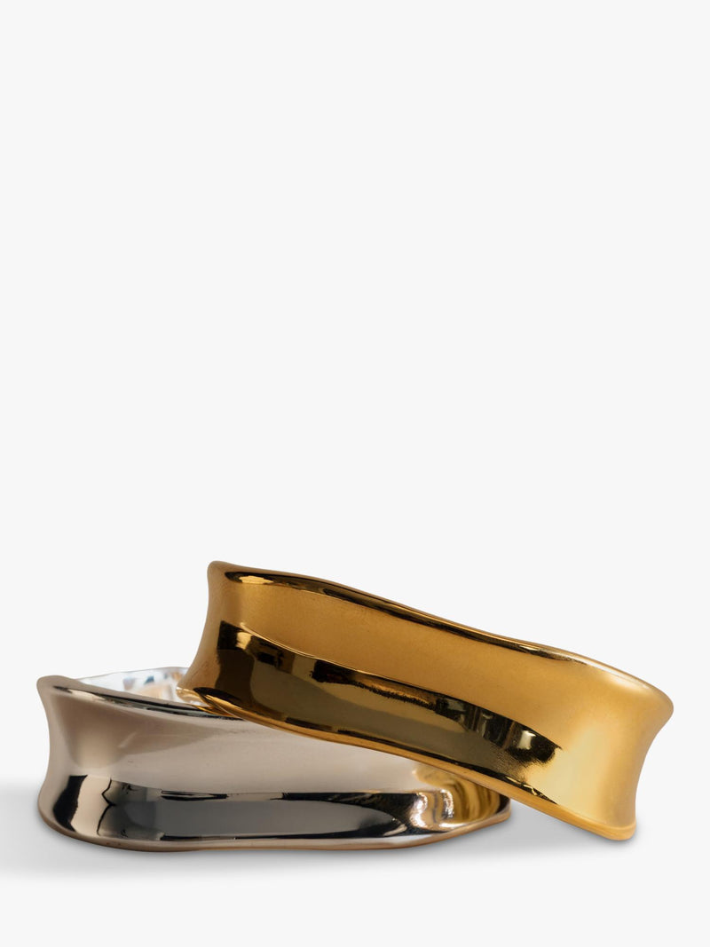 Orelia LUXE Polished Molten Bangle - British product
