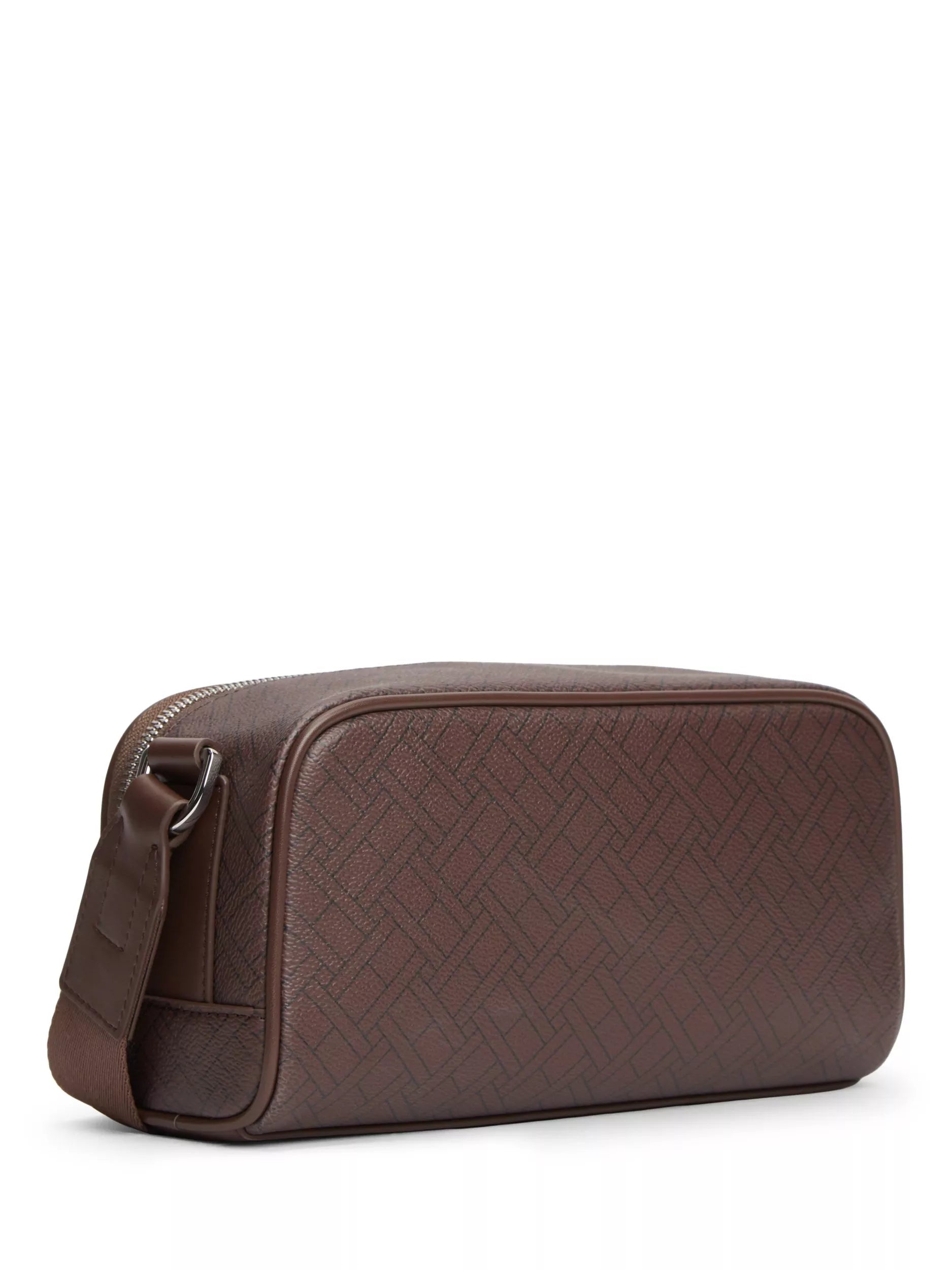 Tommy Hilfiger camera bag coffee bean textured embossed - British product
