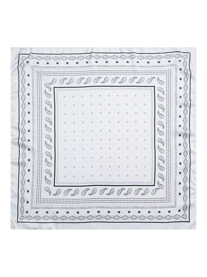 Smith & Soul paisley square scarf 70x70cm - British product
