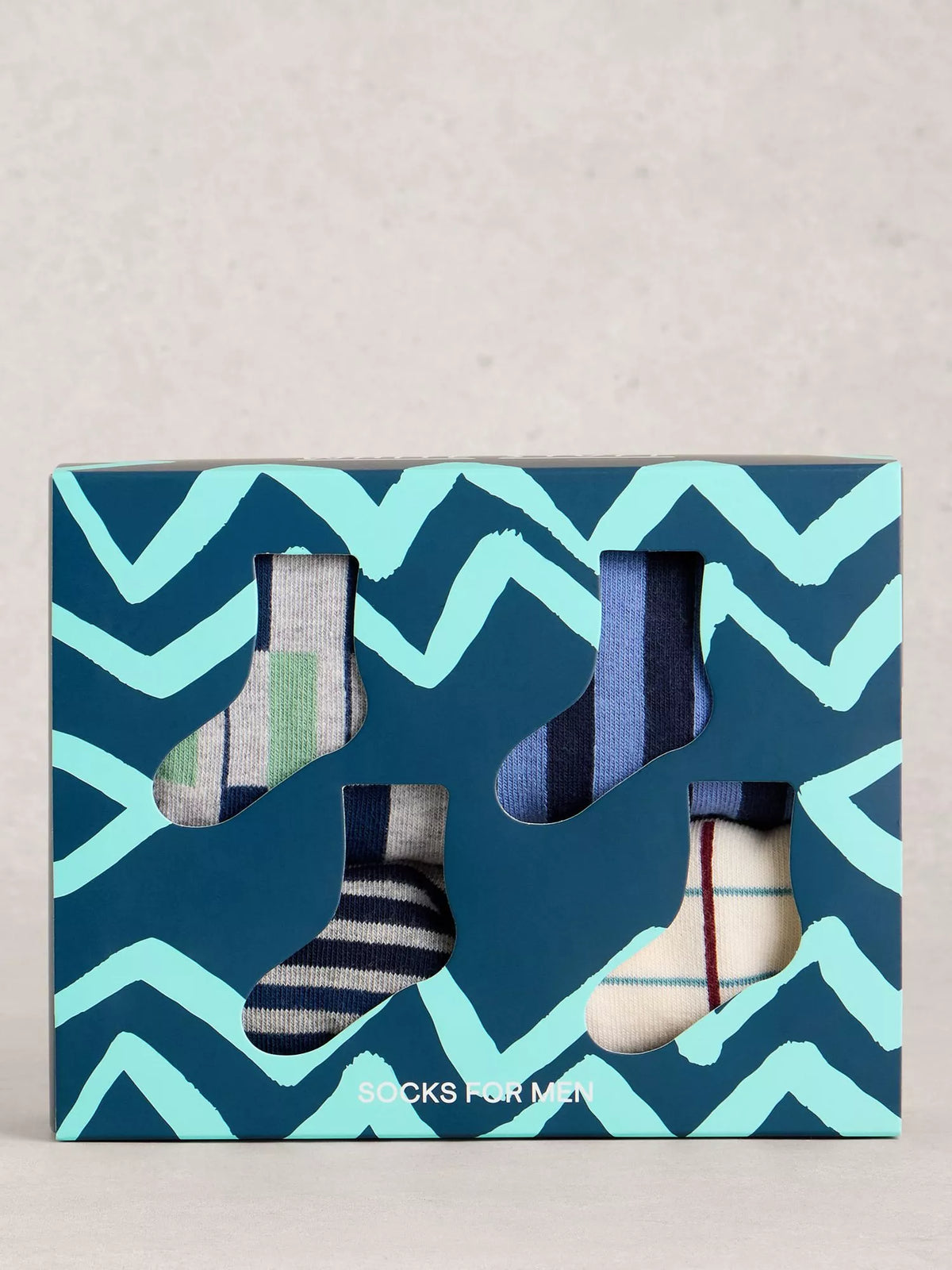 White Stuff geometric ankle socks pack of 4, UK version