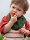 Little Green Radicals baby cotton bib set pack of 3 multi, UK version