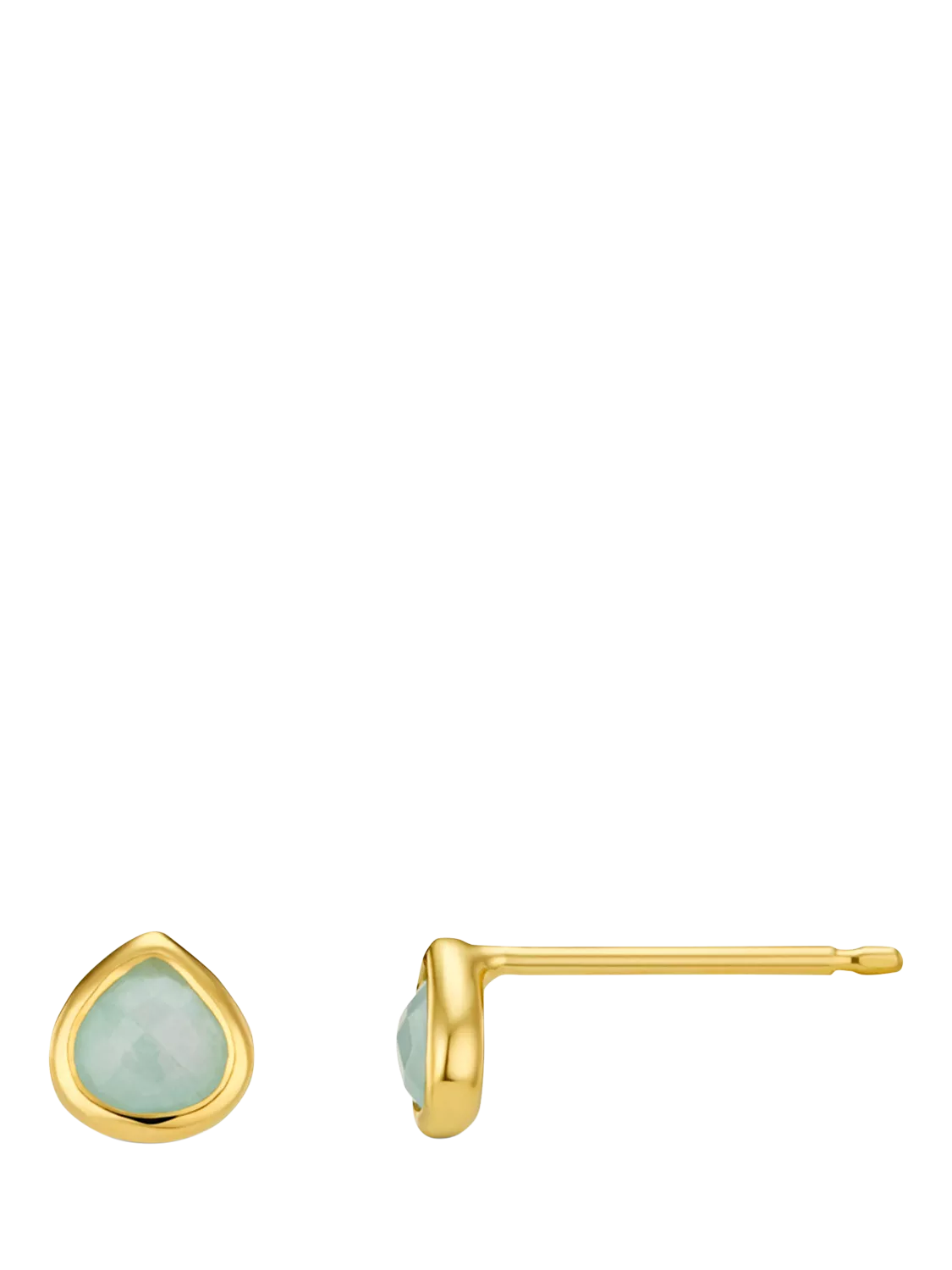 Orelia LUXE Amazonite stud earrings, UK version