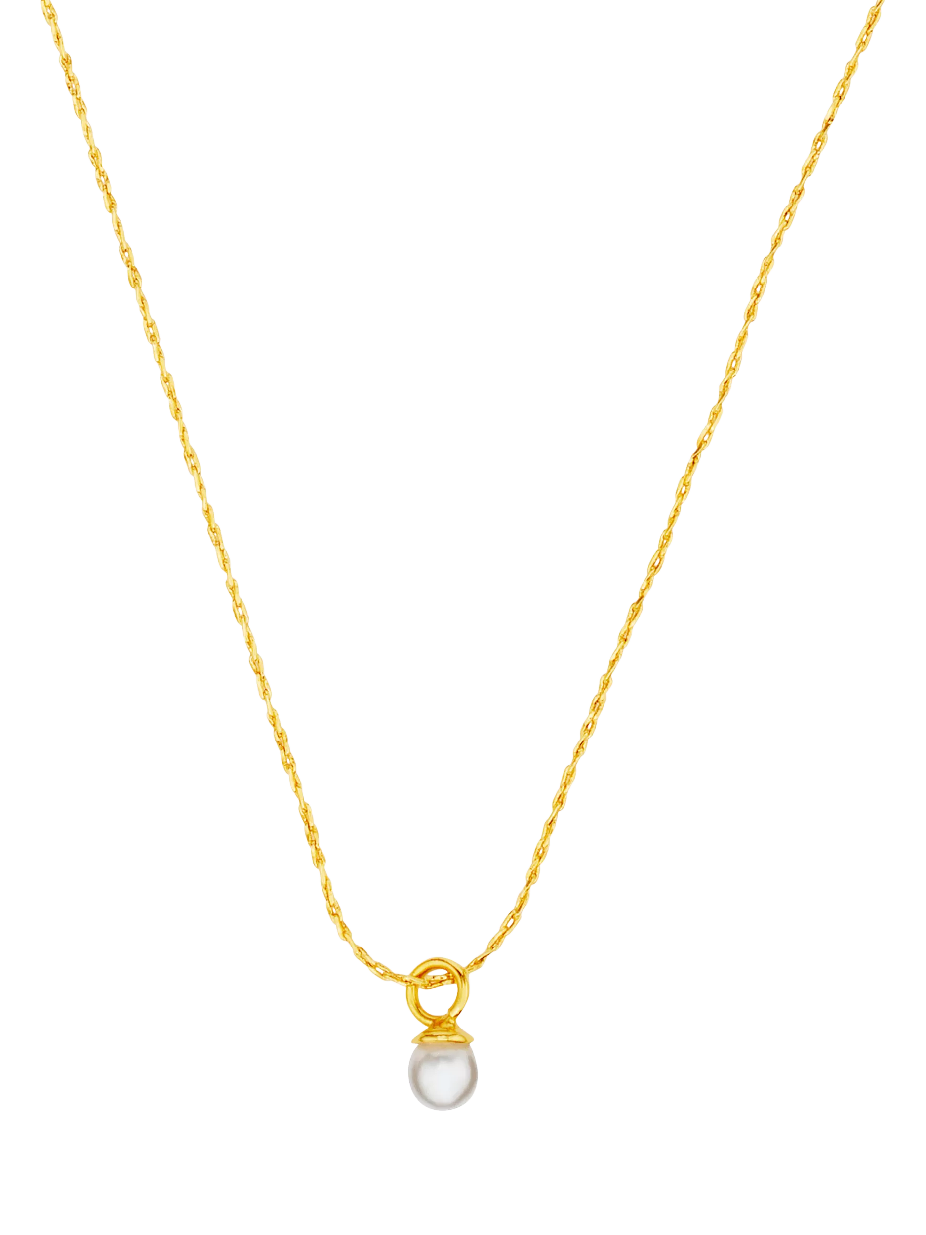 Orelia gold plated pearl collar necklace (British brand)