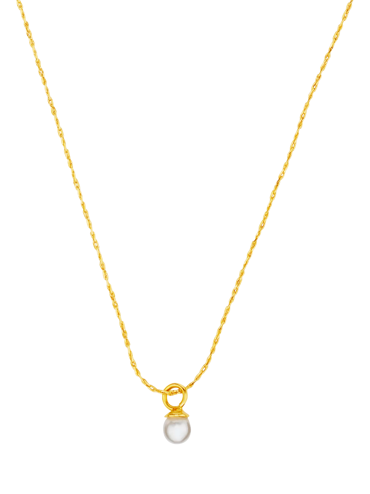 Orelia gold plated pearl collar necklace (British brand)
