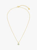Orelia Amazonite pendant necklace 18ct gold plated - British product