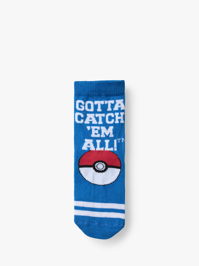 NAME IT Pokemon socks 3-pack navy white blue, UK version