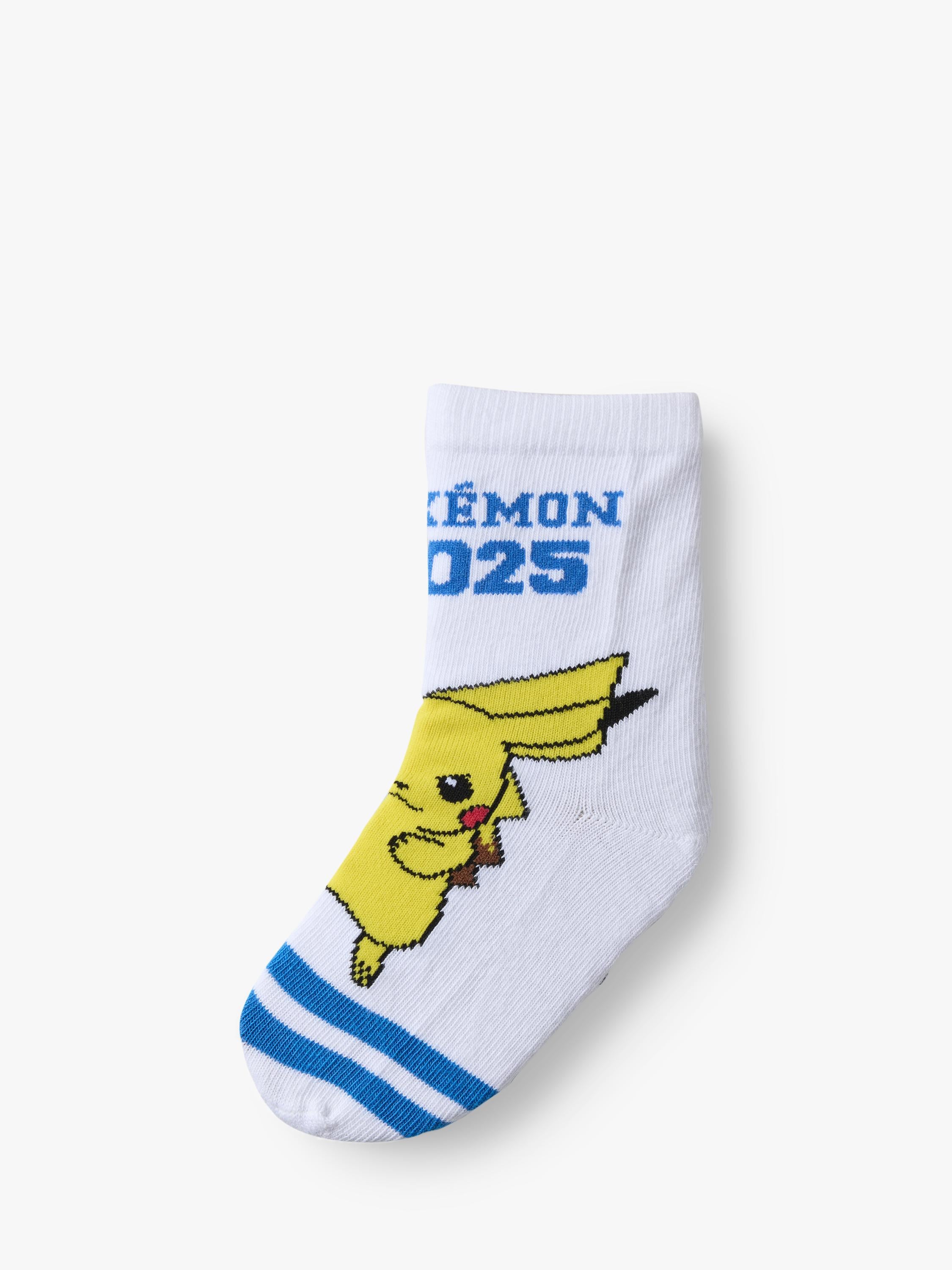 NAME IT Pokemon socks 3-pack navy white blue, UK version
