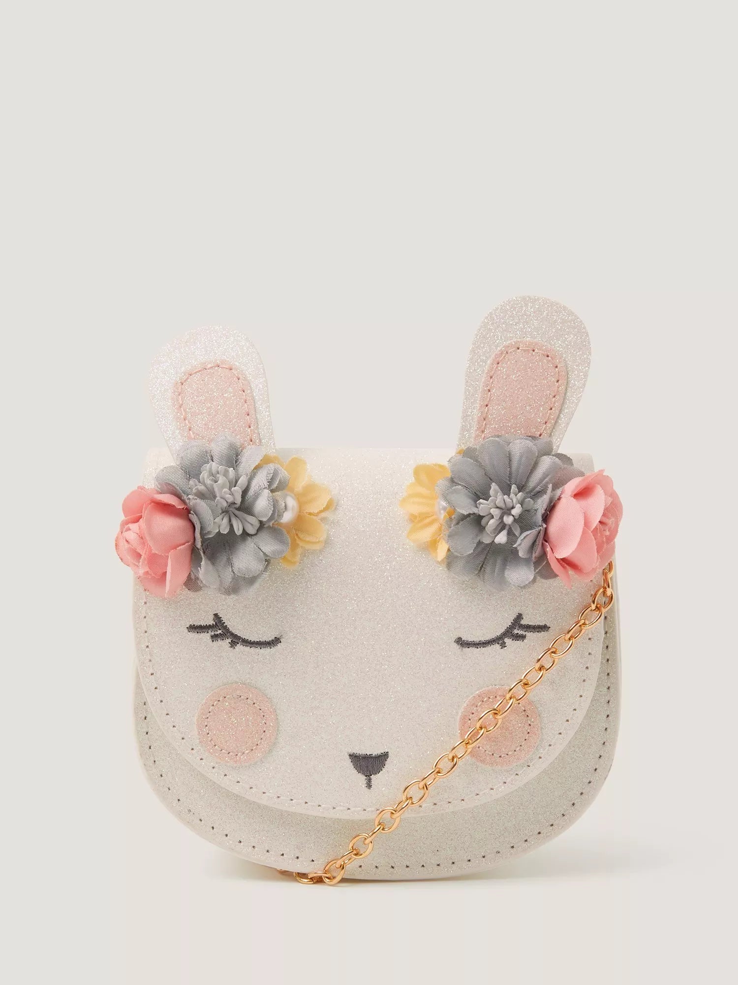 Monsoon kids bunny flower crossbody bag, imported from the UK