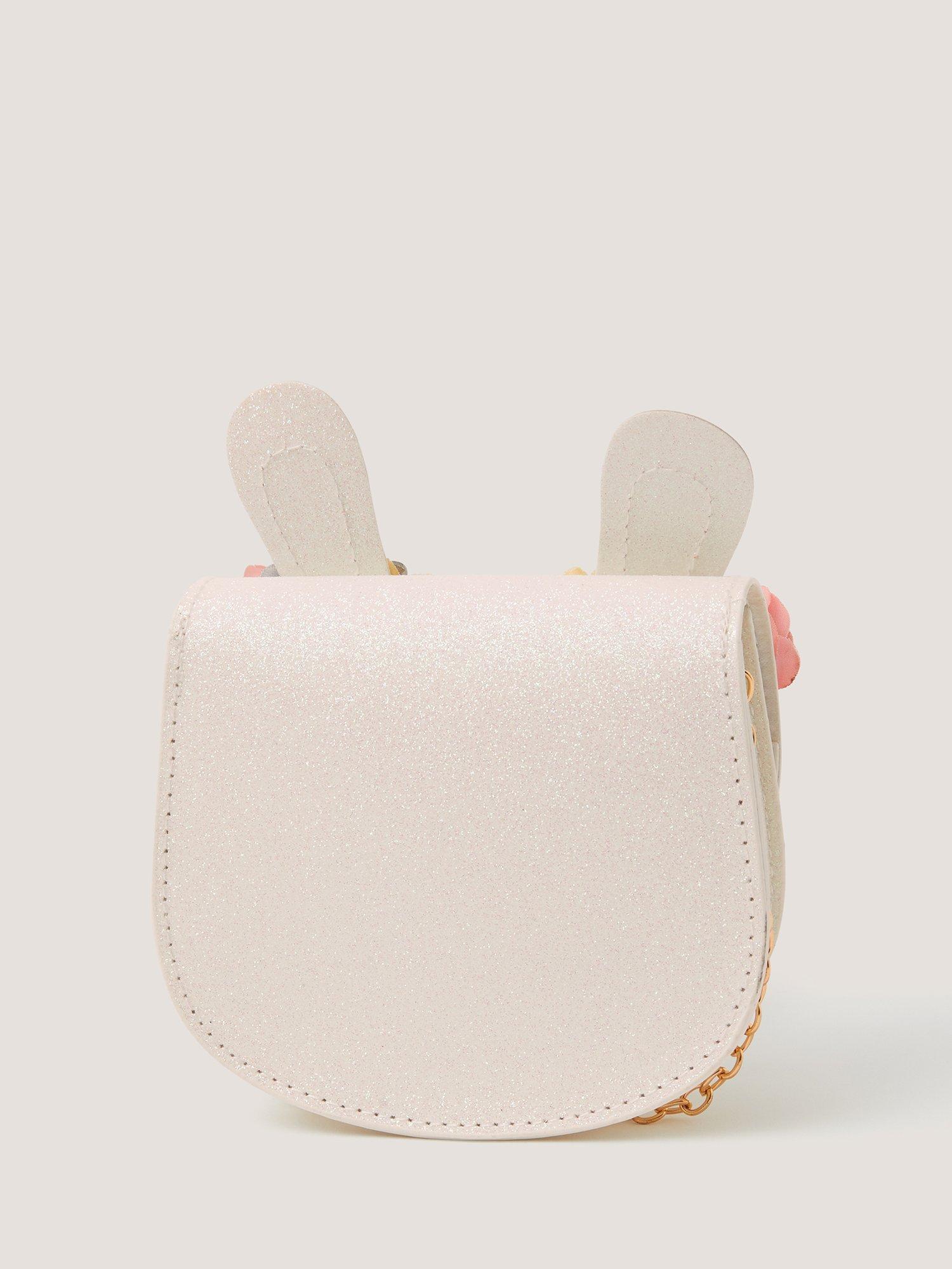 Monsoon kids bunny flower crossbody bag, imported from the UK