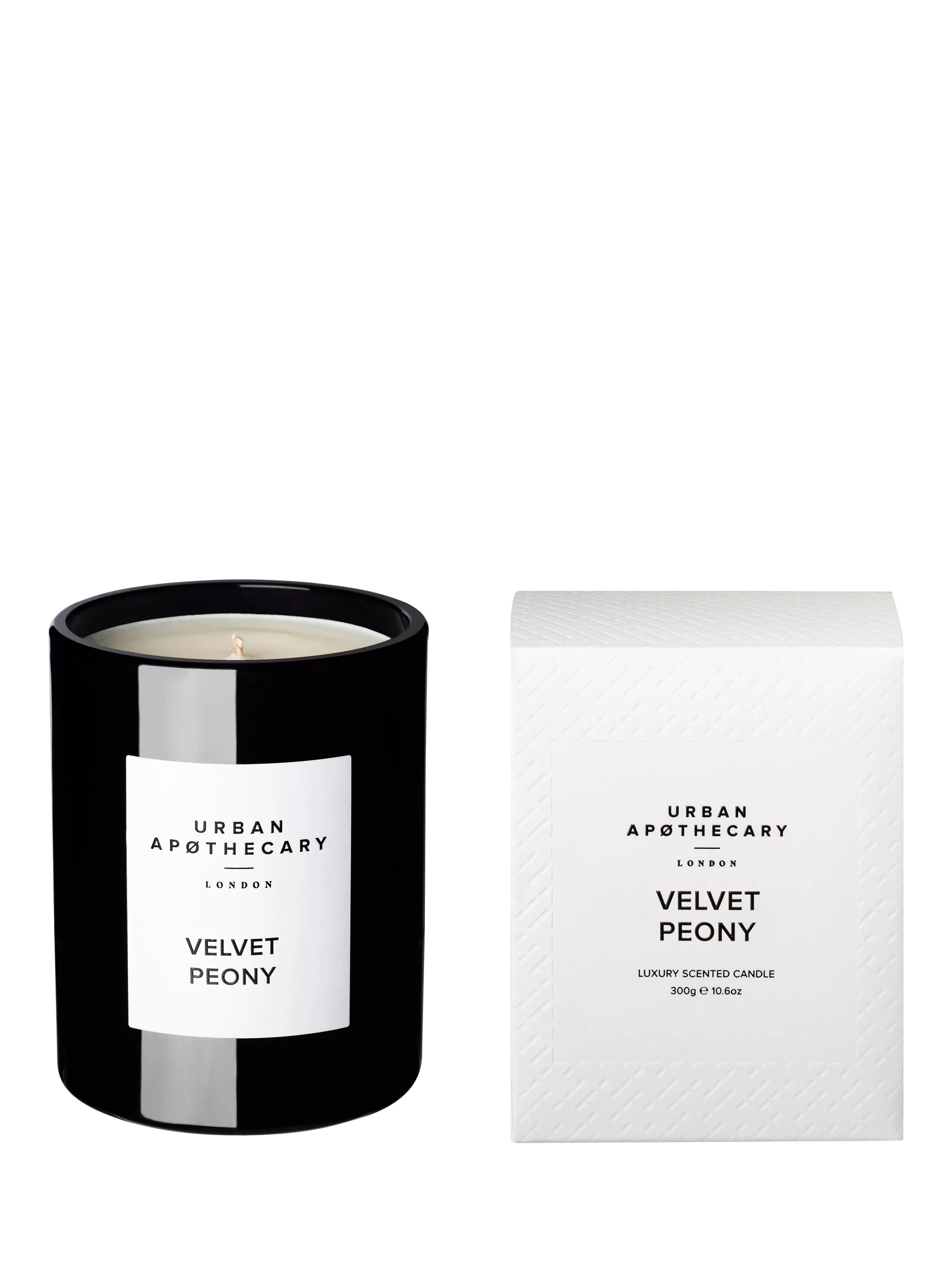 Urban Apothecary Velvet Peony scented candle 300g - British product